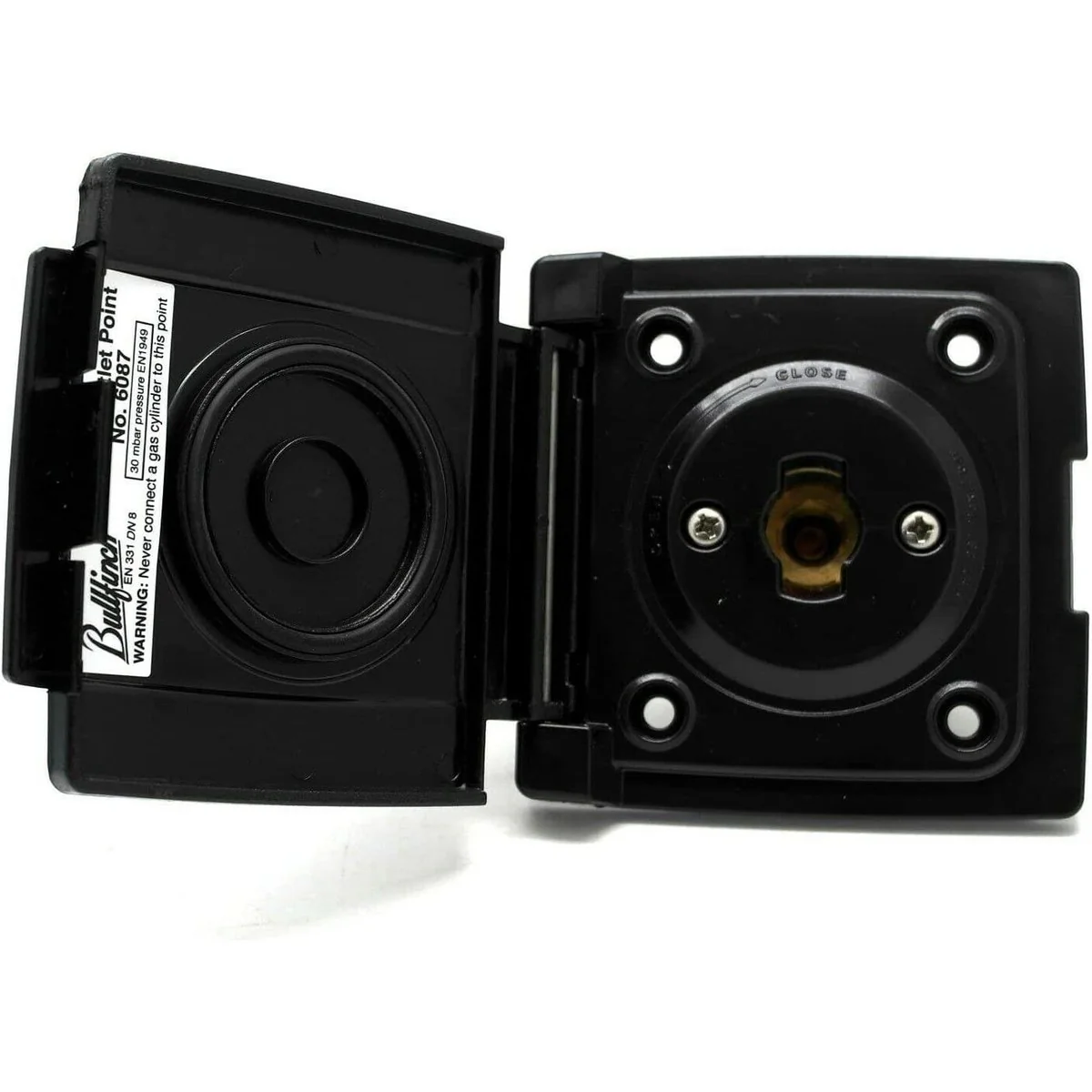 Bullfinch Caravan Black BBQ Gas point and Quick Release Plug in tail connector - Image 10