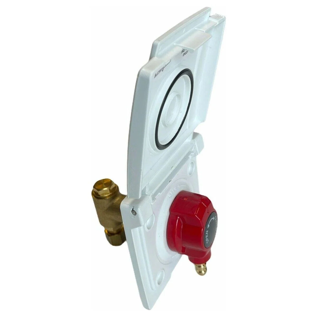 Bullfinch Caravan White BBQ Gas point and Quick Release Plug in tail connector - Image 4