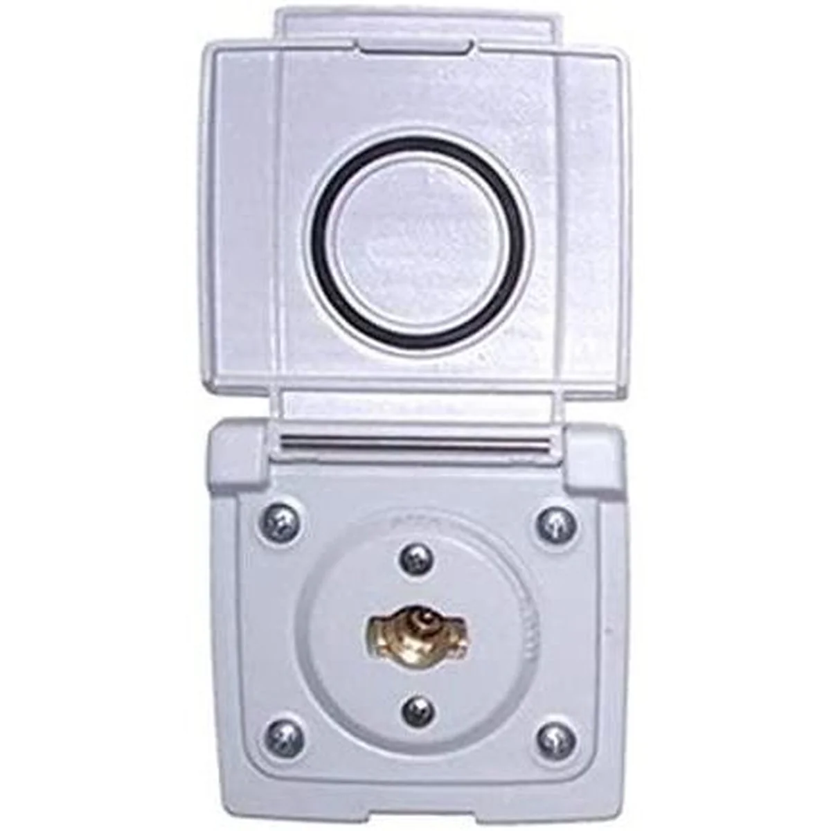 Bullfinch Caravan White BBQ Gas point and Quick Release Plug in tail connector - Image 6