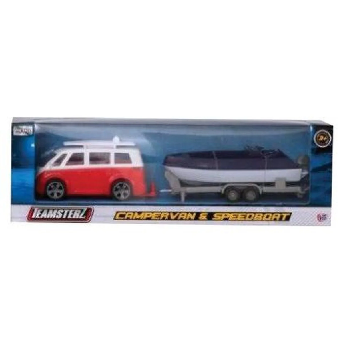 Camper Van  Speedboat die cast model set M0032 - Image 3