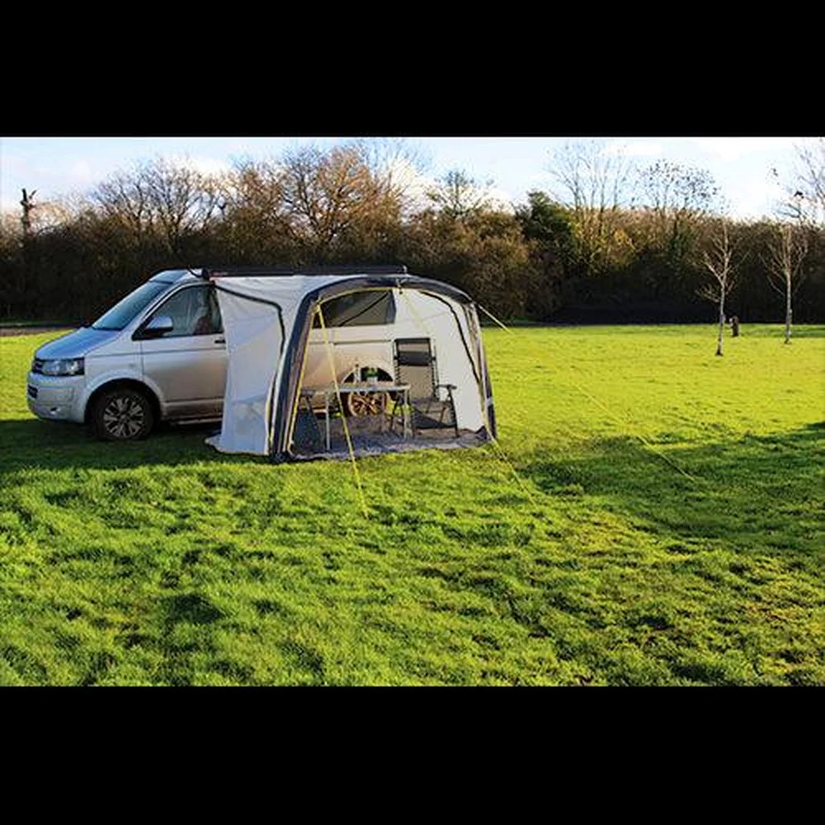 Campervan Van Air Inflatable Sun Shield Shade Canopy + Side Walls Shields