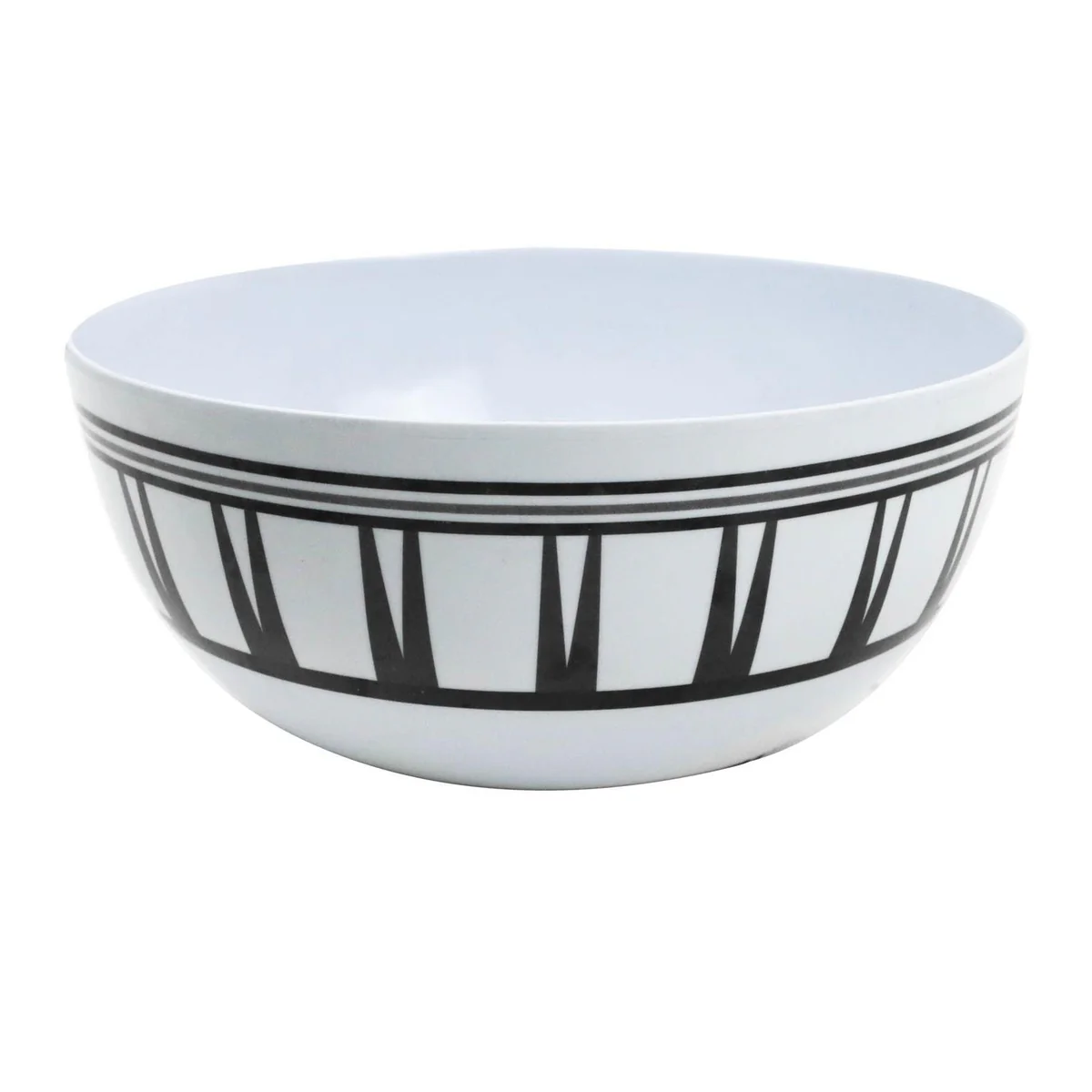 Camping Caravan Picnic Fishing Travel Melamine 16pc Dining Dinner Set - Stripe 7 - Image 5