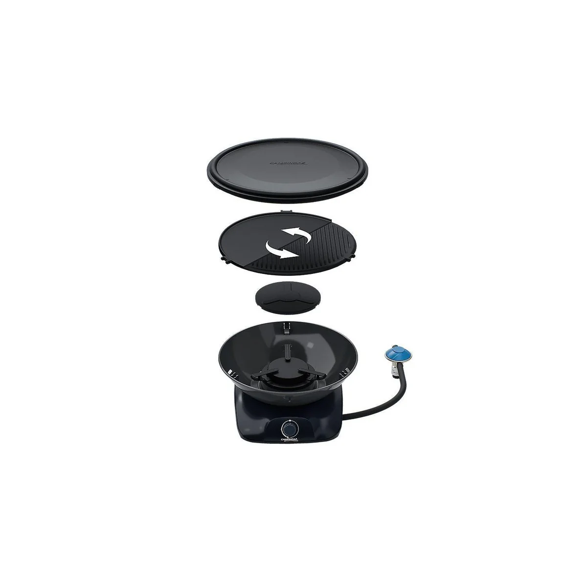 Campingaz 360 Grill CV Table Top Gas BBQ & Stove in Anthracite - Image 6