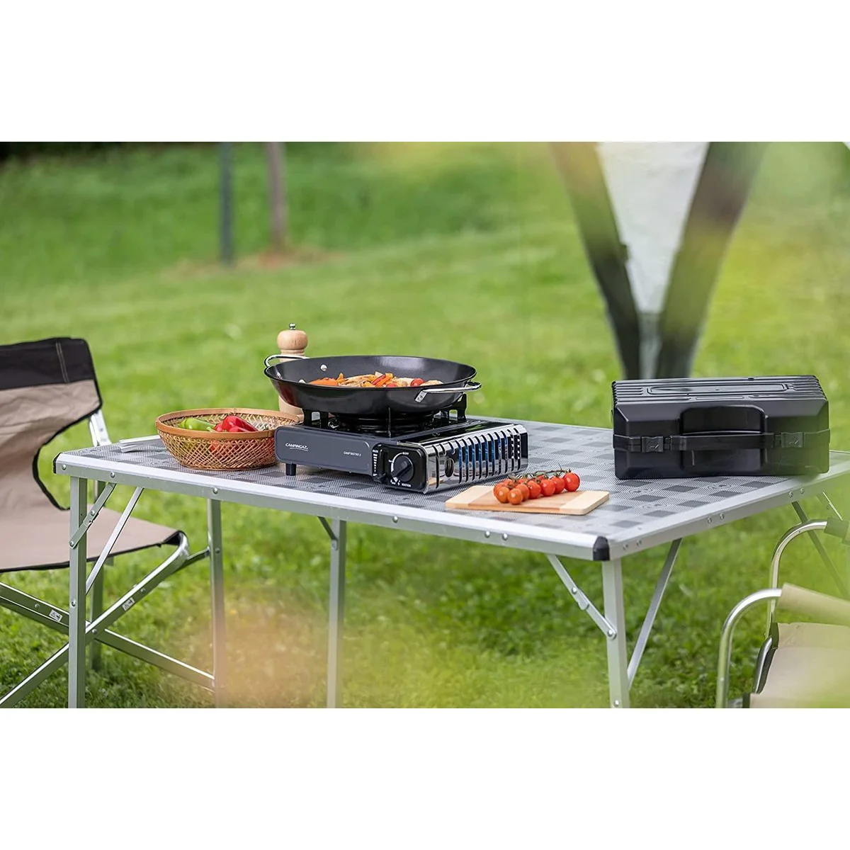 Campingaz Bistro 3 Grey Camping gas stove with Griddle - Image 11