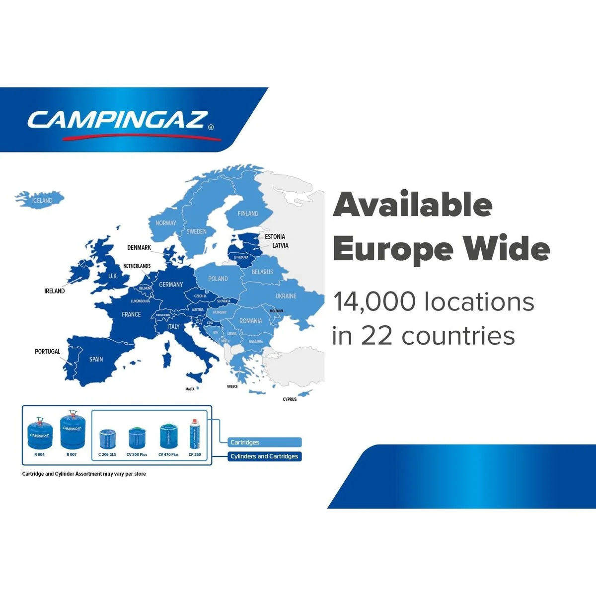 Campingaz C206 Butane Gas Cartridge Lock System 190g Camping Outdoors - Image 3