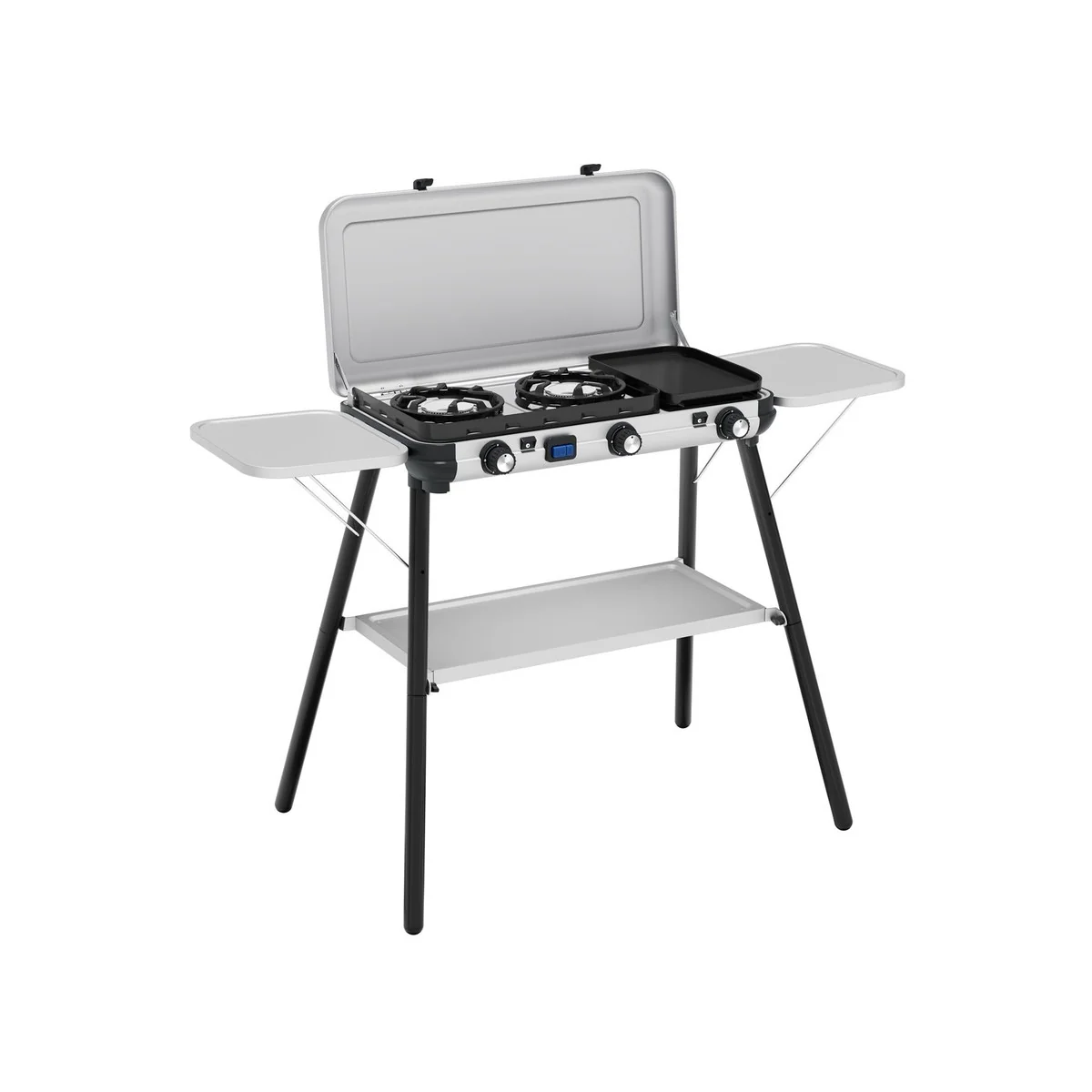 Campingaz Camping Kitchen 2 Multi Cook Plus Gas Stove Raised