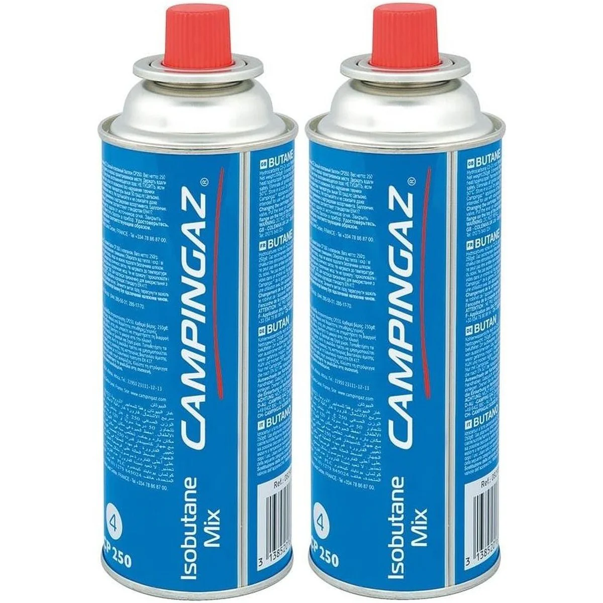Campingaz CP250 Isobutane Gas Cartridge 2 Pack