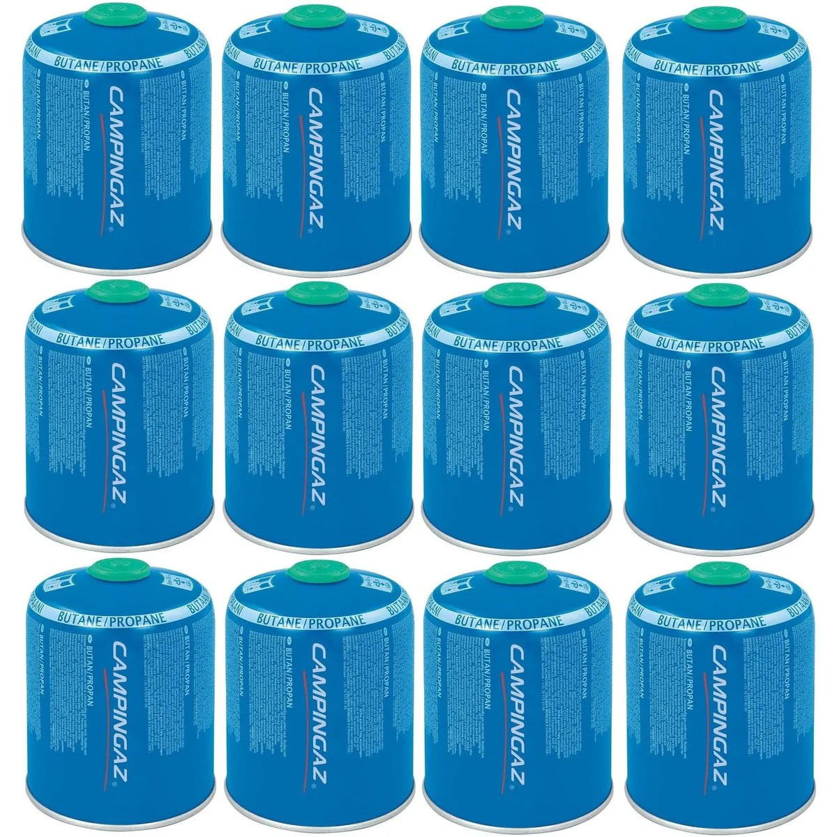 Campingaz CV470 PLUS 12 Pack Propane Butane Mix Camping Hiking Cooking BBQ