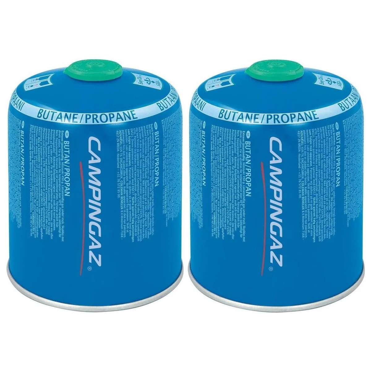 Campingaz CV470 PLUS 2-Pack Propane Butane Mix Camping Hiking Cooking BBQ