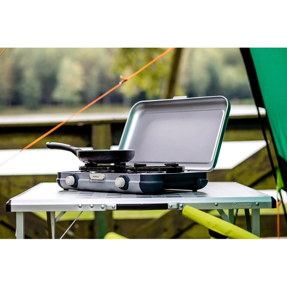 Campingaz Slim Design Camping Kitchen 2 Burner Stove Outdoors Cooking - Image 6