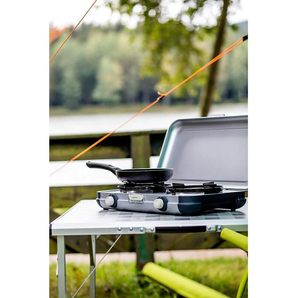 Campingaz Slim Design Camping Kitchen 2 Burner Stove Outdoors Cooking - Image 7