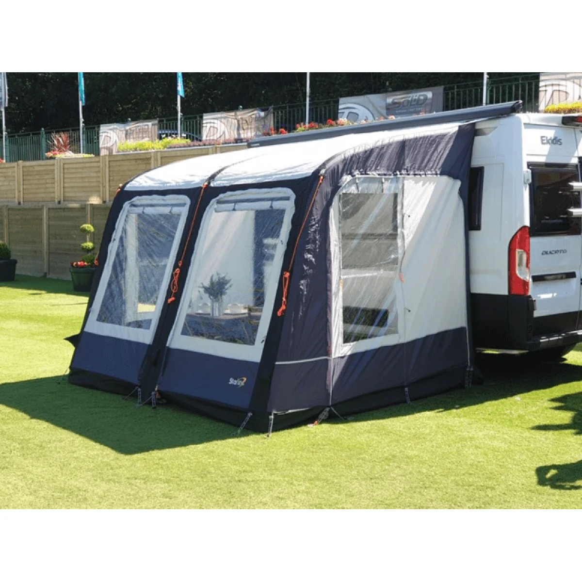 Camptech Starline 390 Air Inflatable Porch Awning Caravan Motorhome 390x250cm - Image 4