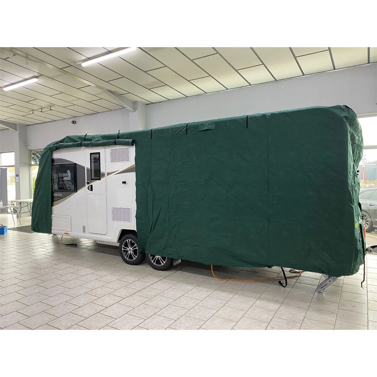Caravan cover max (XXLarge , 630 - 690cm) green 4346G8 - Image 9