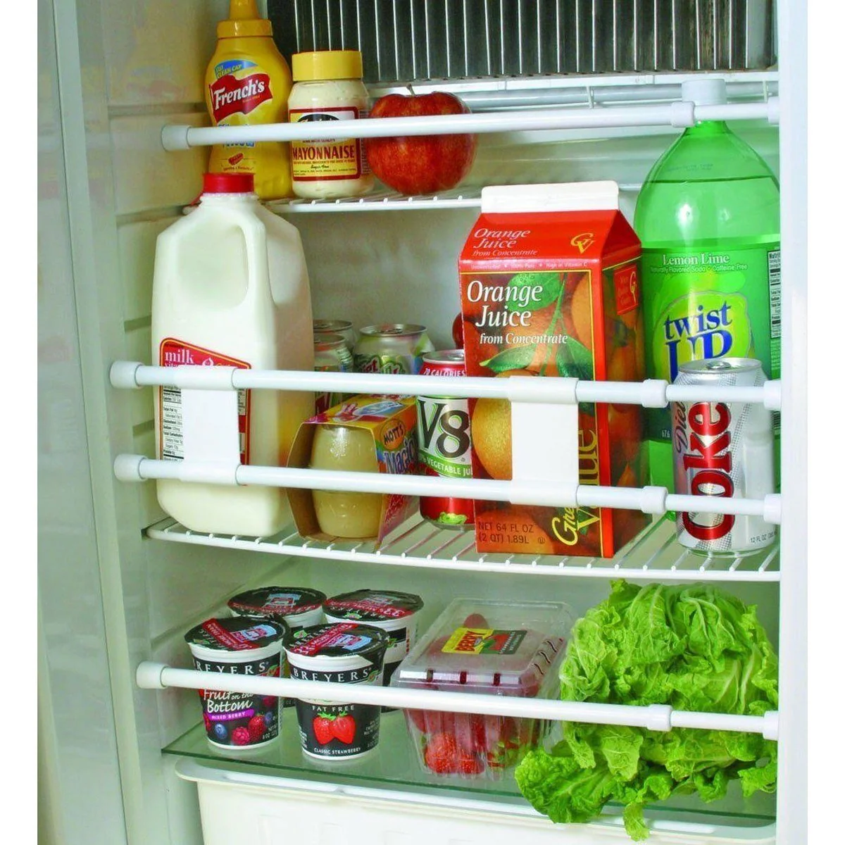 Caravan Motorhome Boat RV Cupboard Fridge Double Retaining Bars 40.5 - 71cm - Image 3