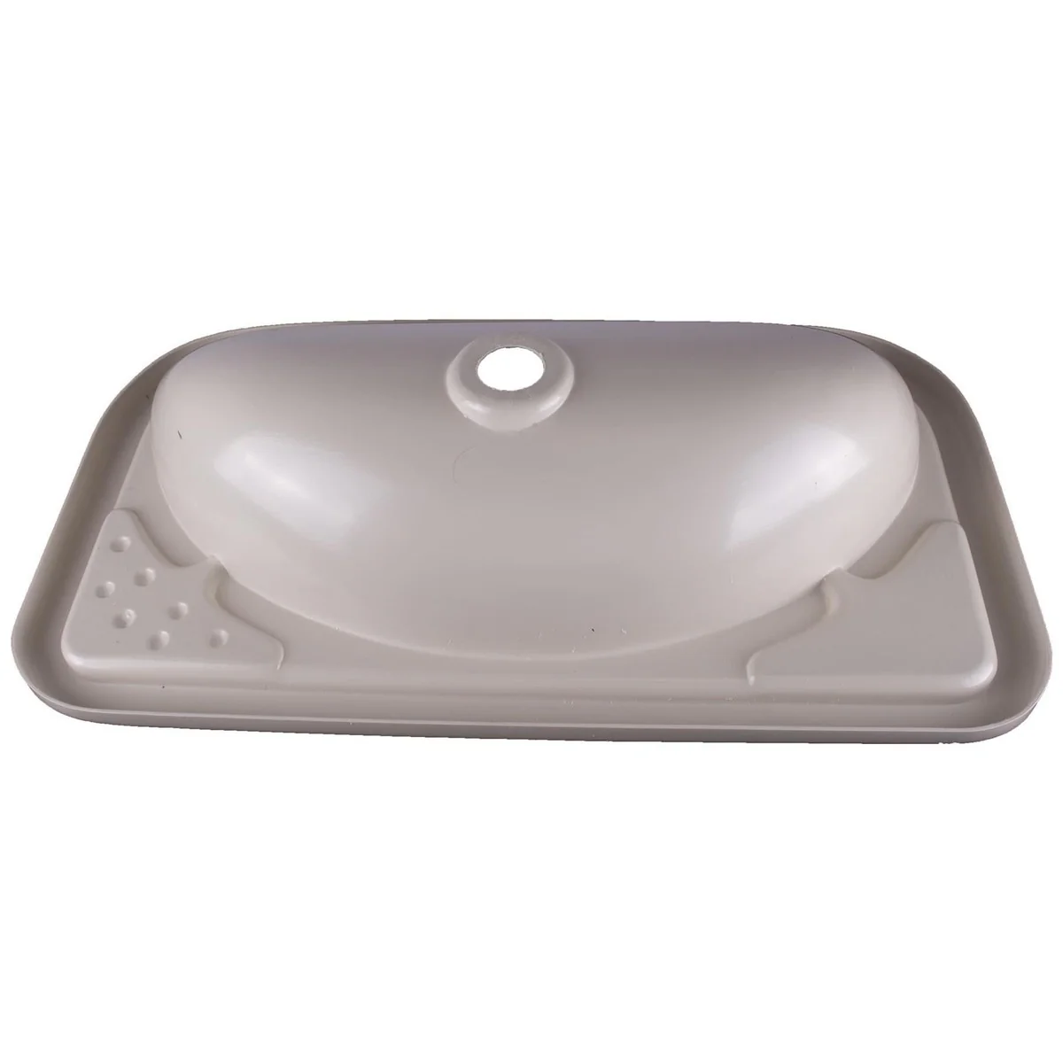 Caravan Motorhome Camper Boat Bathroom Ivory Plastic Vanity Sink - Image 3