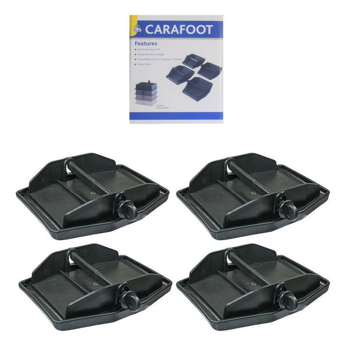 Caravan Motorhome CARAFOOT Jack Pad Corner Steady / Leg Feet Pads Set Of 4 PO300 - Image 2