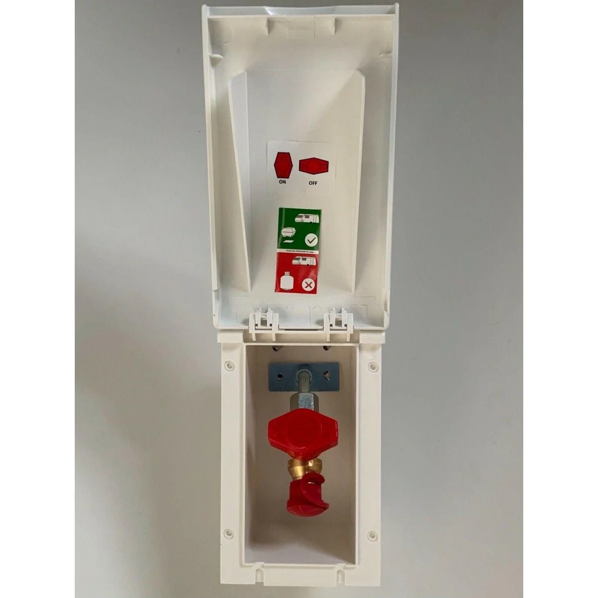 Caravan / Motorhome LPG Gas BBQ Flush Fit Outlet Box TND Model – PO683 - Image 5