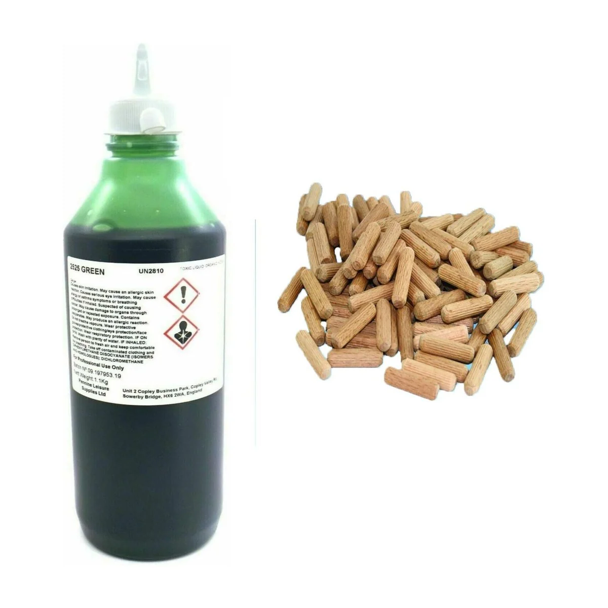 Caravan Spongy Floor Delamination One Shot Poly Adhesive + 100 Dowels + Syringe - Image 2