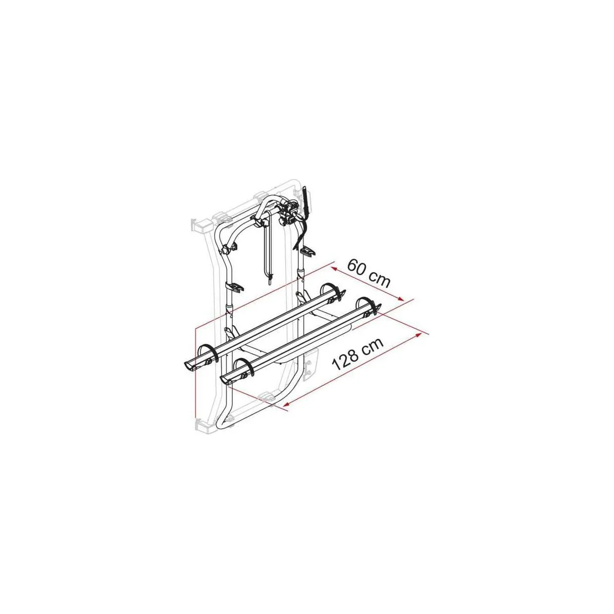 Carry Bike Frame Deep Black (02096 35A) - Image 2