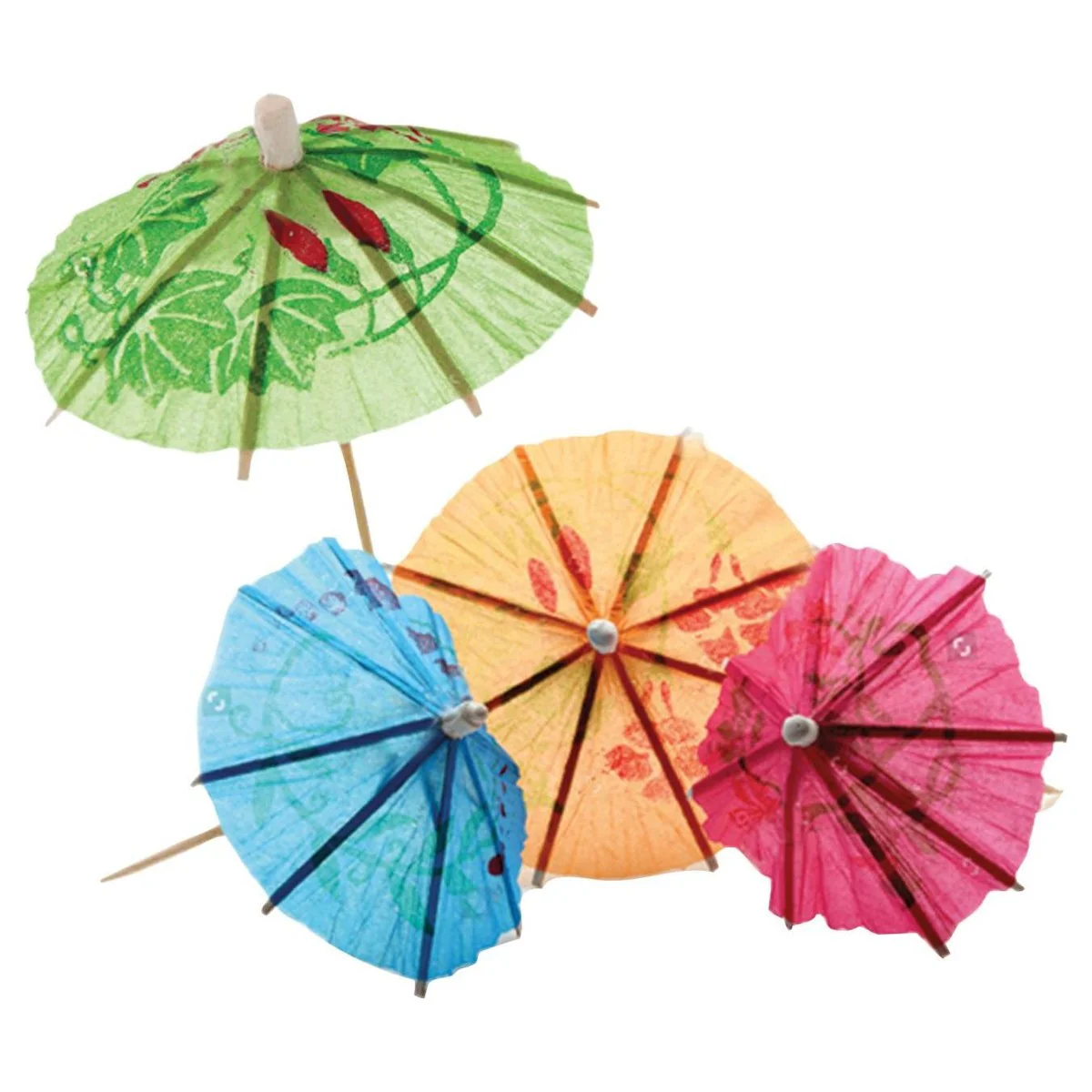 Cellardine Cocktail Umrellas Set of 50 Mixed Colours 14100100