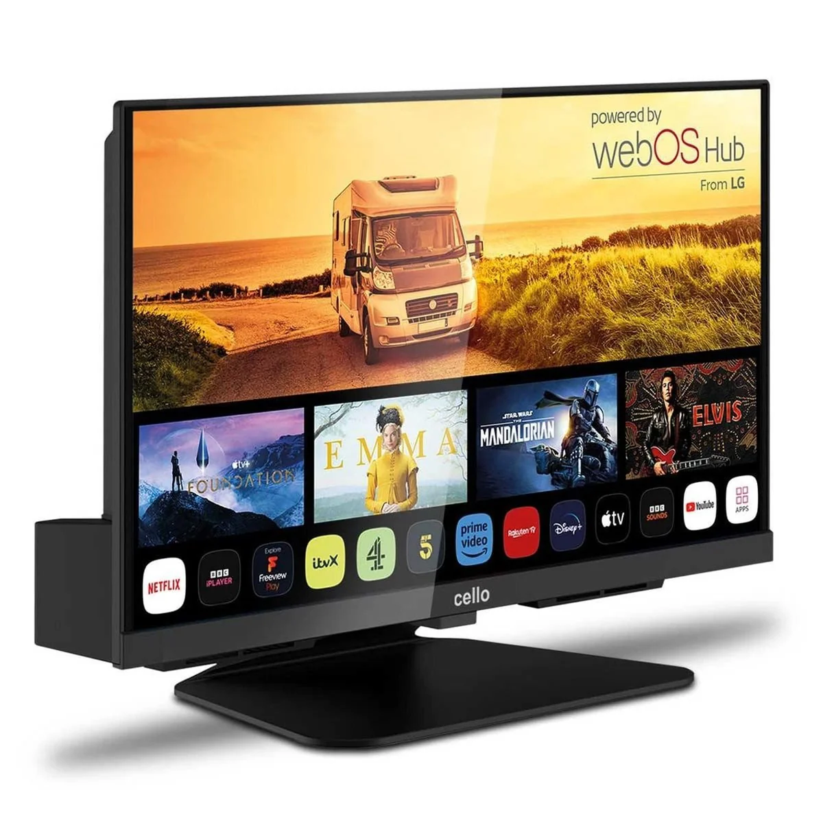 Cello 19" Smart WebOS 12V/230V Traveller TV with Perfect Pitch - Image 7