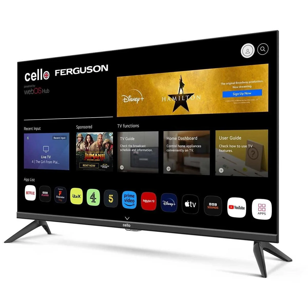 Cello 32" Smart Webos TV with Freeview Play - Image 5