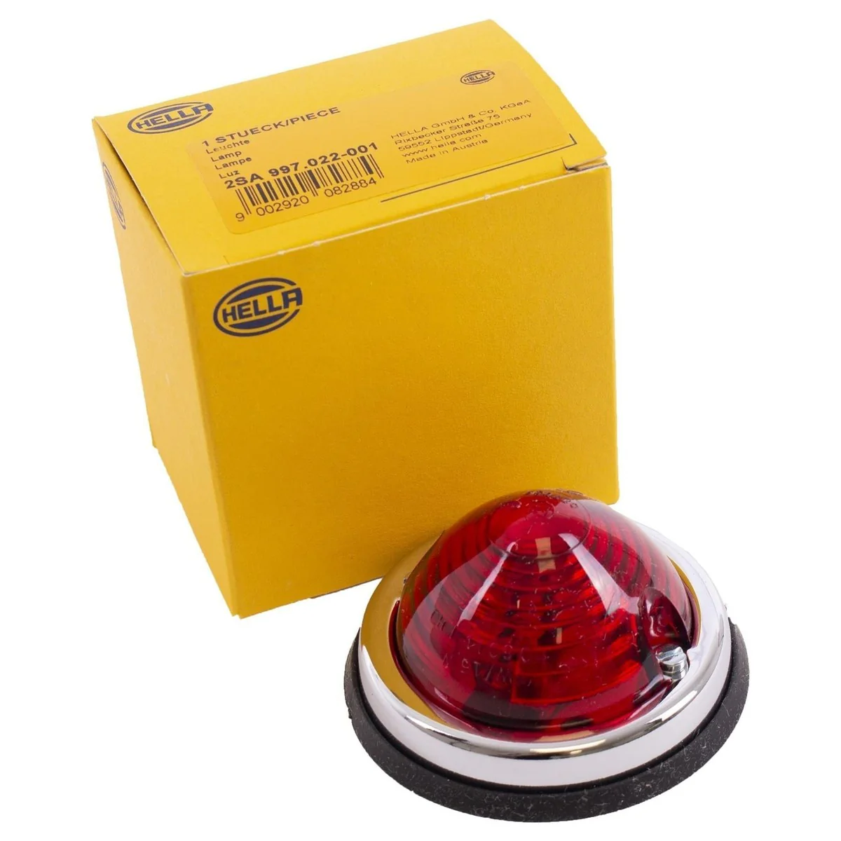 Classic Car Caravan Motorhome 70Mm Round Domed Red Rear Tail Marker Lamp Light - Image 2