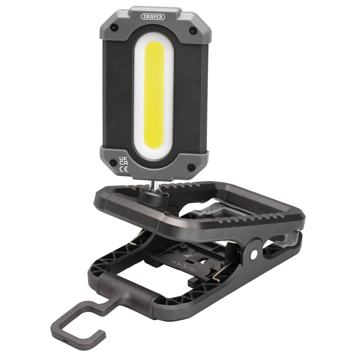 COB LED Rechargeable Work Light and Power Bank with Clamp, 10W, 1000 Lumens, USB-C Cable Supplied - Image 2