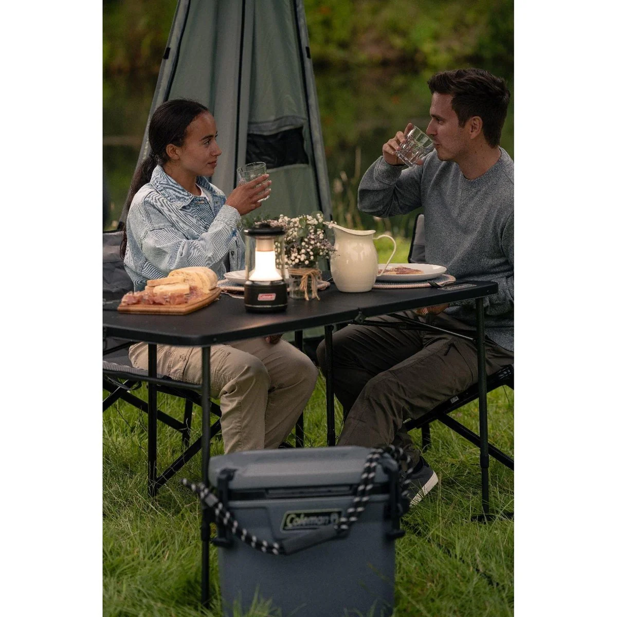 Coleman 4FT Fold In Half Table Camping Table - Image 5