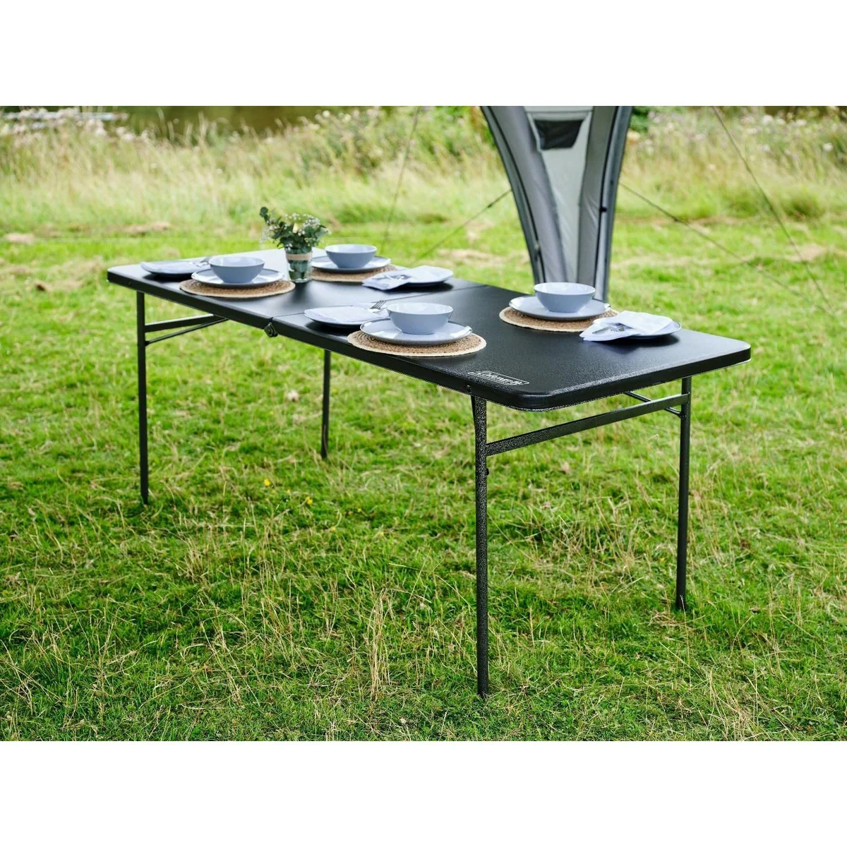 Coleman 6FT Fold In Half Table Camping Table - Image 4