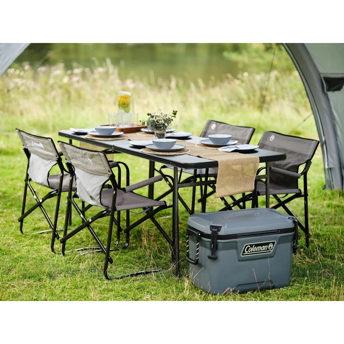 Coleman 6FT Fold In Half Table Camping Table - Image 5