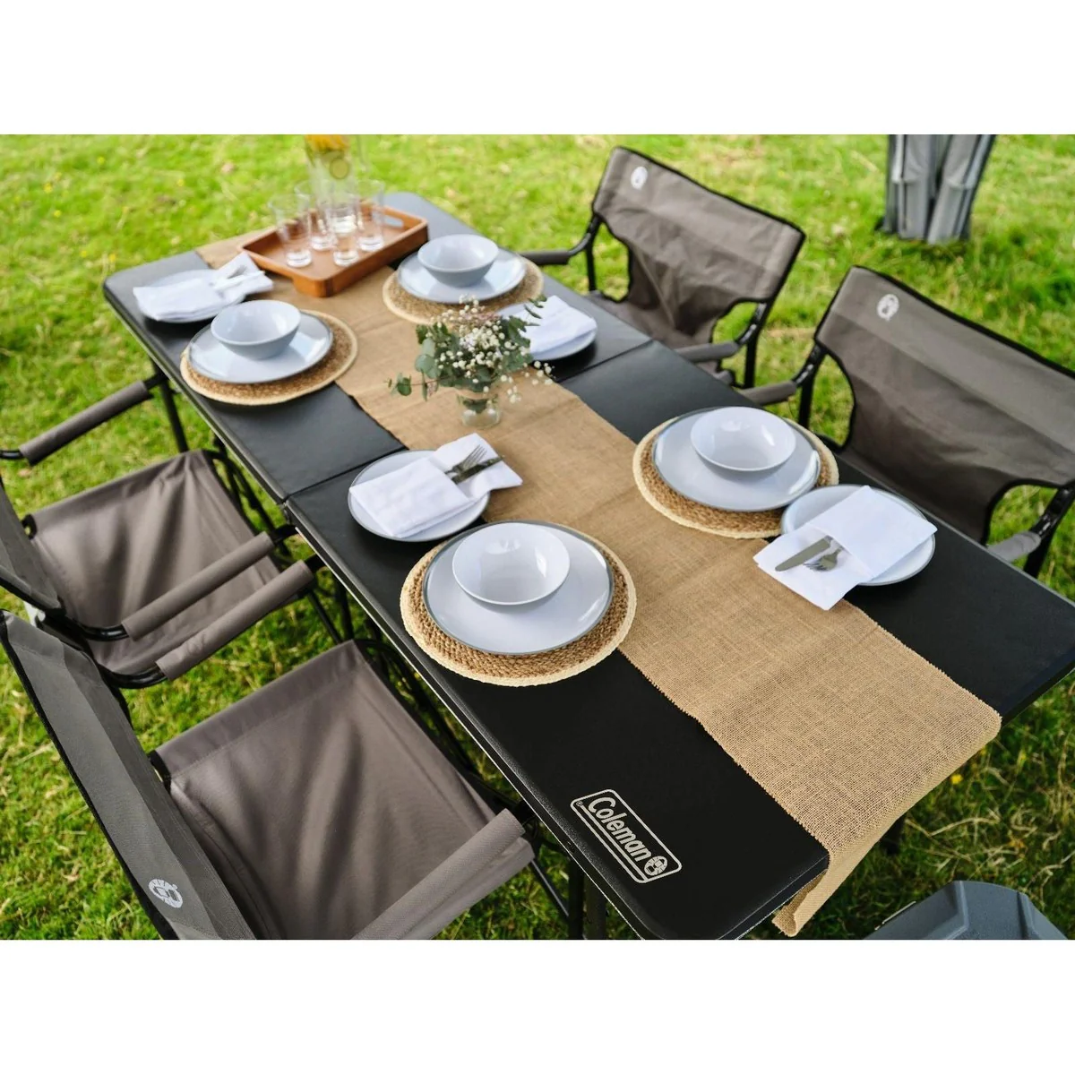 Coleman 6FT Fold In Half Table Camping Table - Image 6