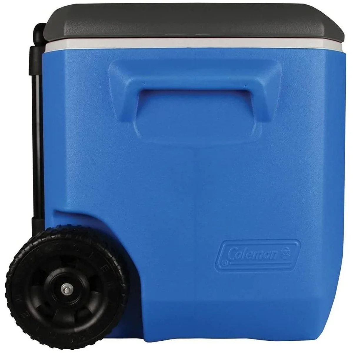 Coleman Blue 60QT Tricolour Wheeled Camping Cooler - Image 5