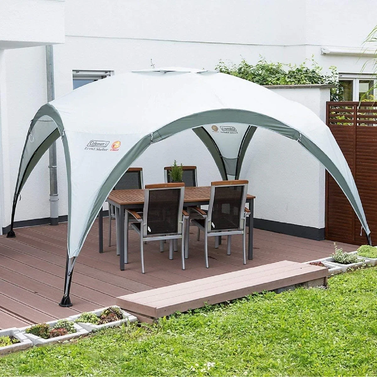Coleman Event Shelter Medium Gazebo Sun Shade Garden & Camping 10x10 3M - Image 4