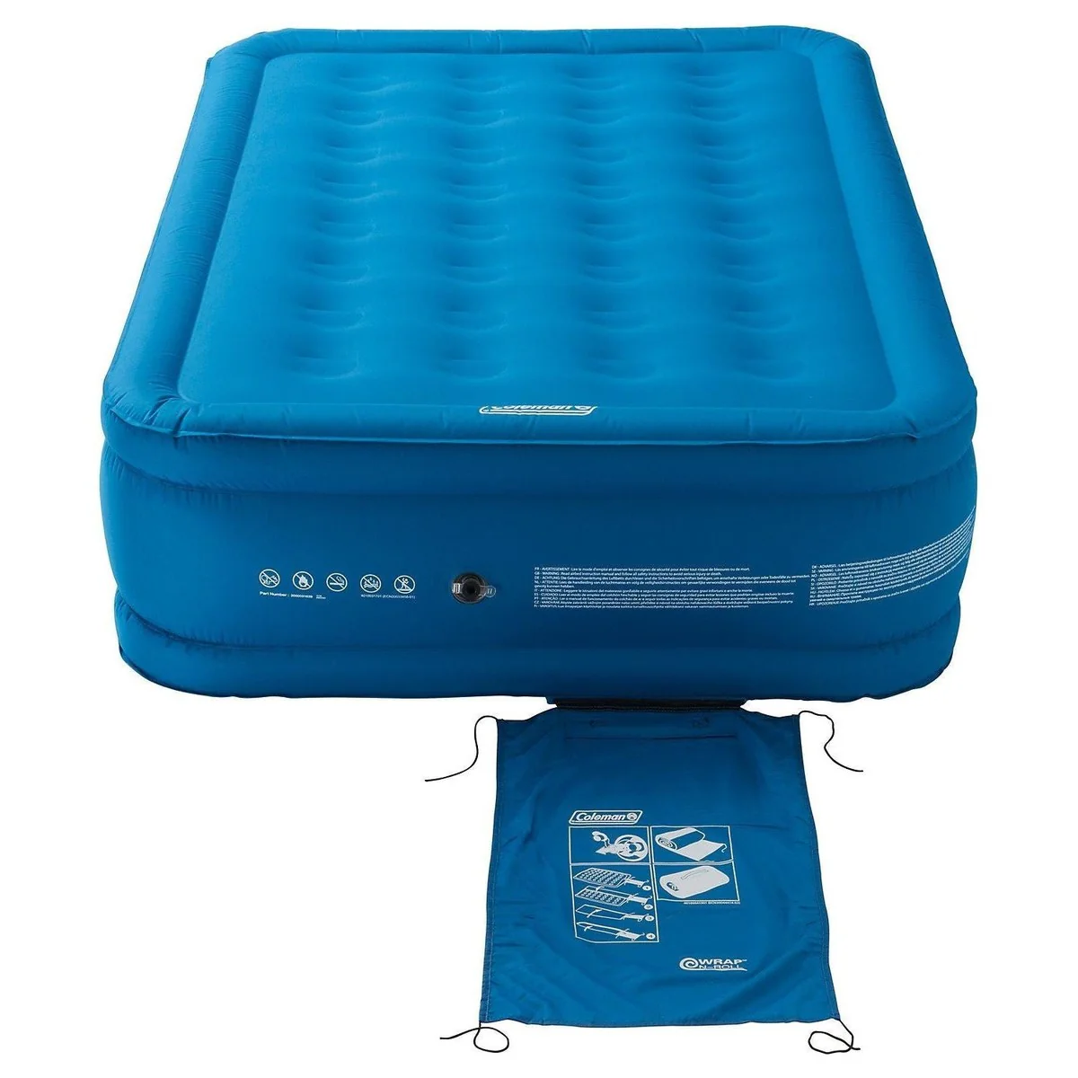New Coleman Extra Durable Raised Double Airbed Camping - Image 2