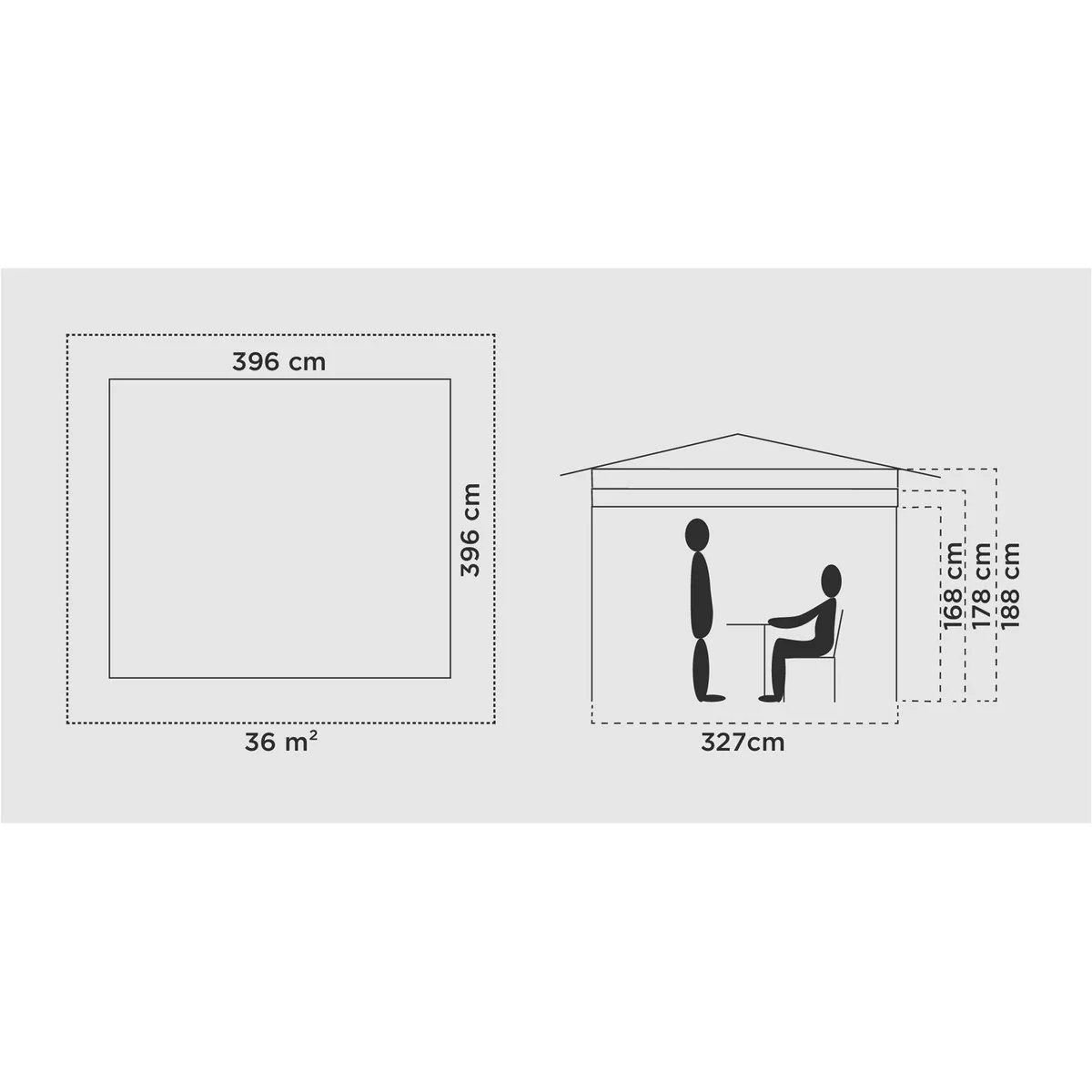 Coleman FastPitch OnePush Shelter M Event Shelter Gazebo Medium - Image 5