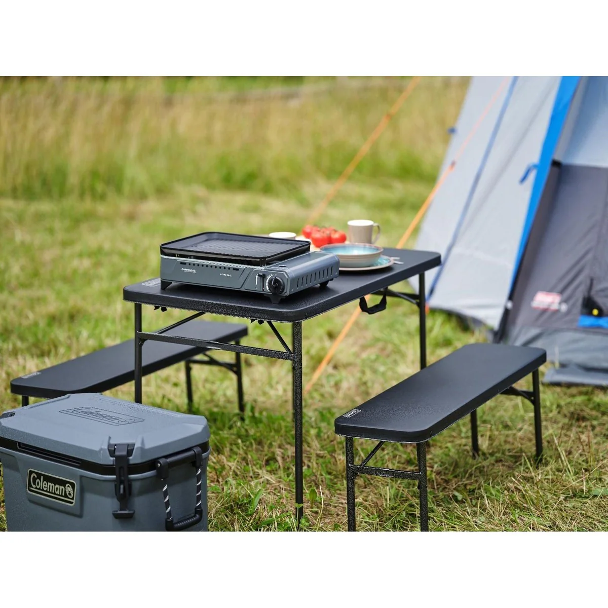 Coleman Pack-Away Table and Bench Set Camping - Image 6