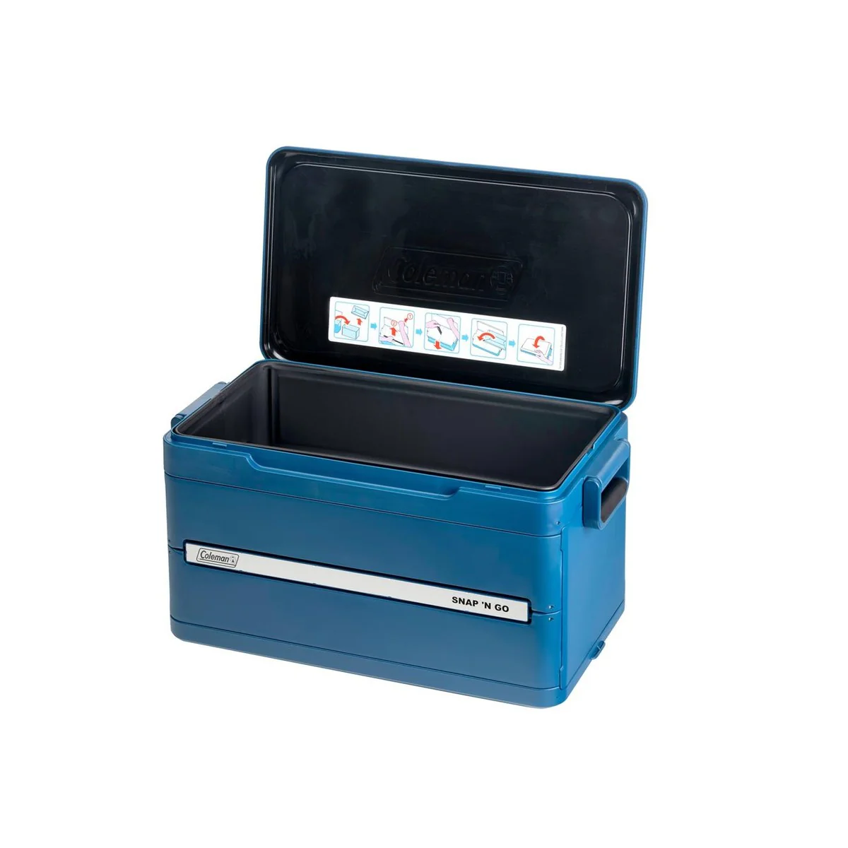 Coleman Snap N Go Blue Sapphire 35QT Collapsible Cooler Coolbox - Image 22