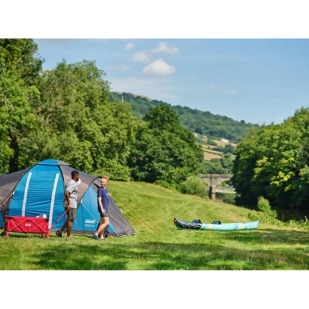 Coleman Spruce Falls 6-Person Tent Spacious Vis-à-Vis Family Camping - Image 9