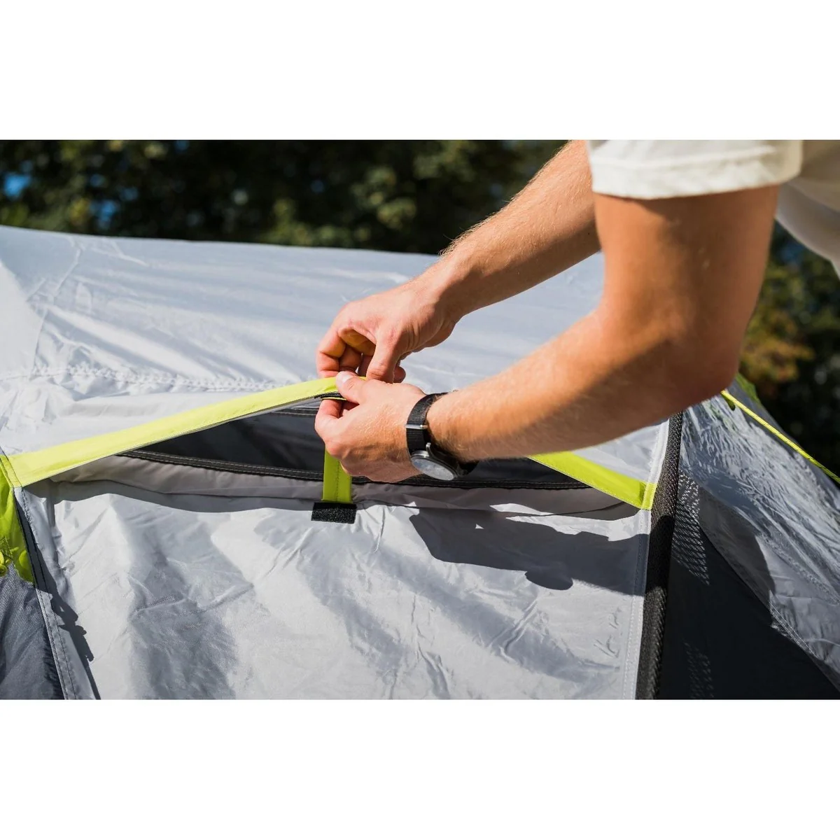 Coleman Tent Darwin 4+ Compact 4 Person Dome Tent Camping - Image 4