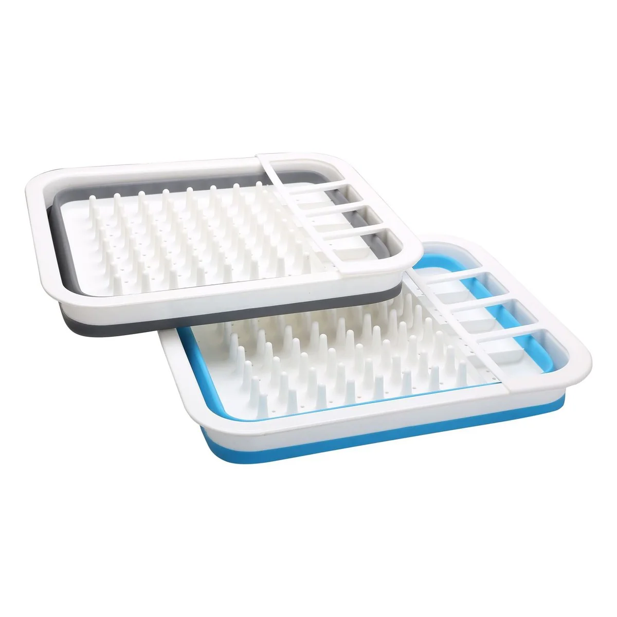 Collapsible-wares dish rack with cutlery holder K0201 - Image 2