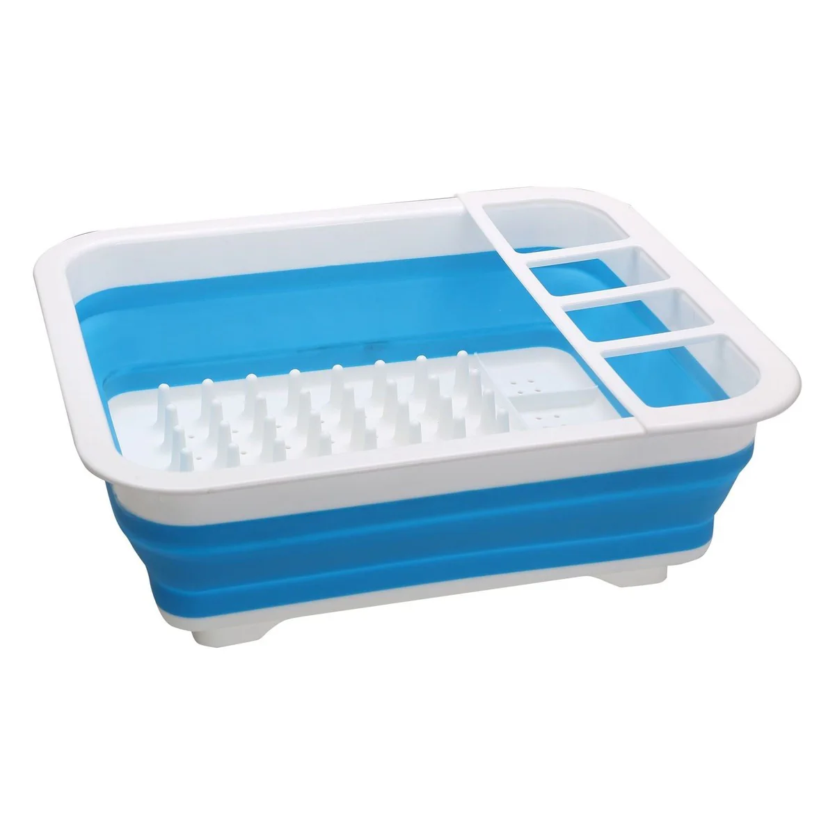 Collapsible-wares dish rack with cutlery holder K0201 - Image 6