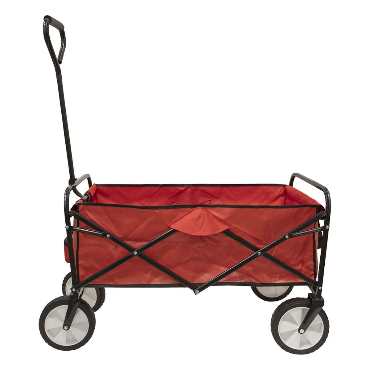 Conveniently transport heavy items with Sealey Folding Canvas Trolley CST802 - Image 3
