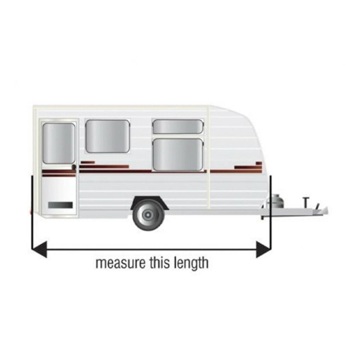 Coverpro Premium Breathable 4-Ply Full Green Caravan Cover Fits 17-19Ft Free Bag - Image 7