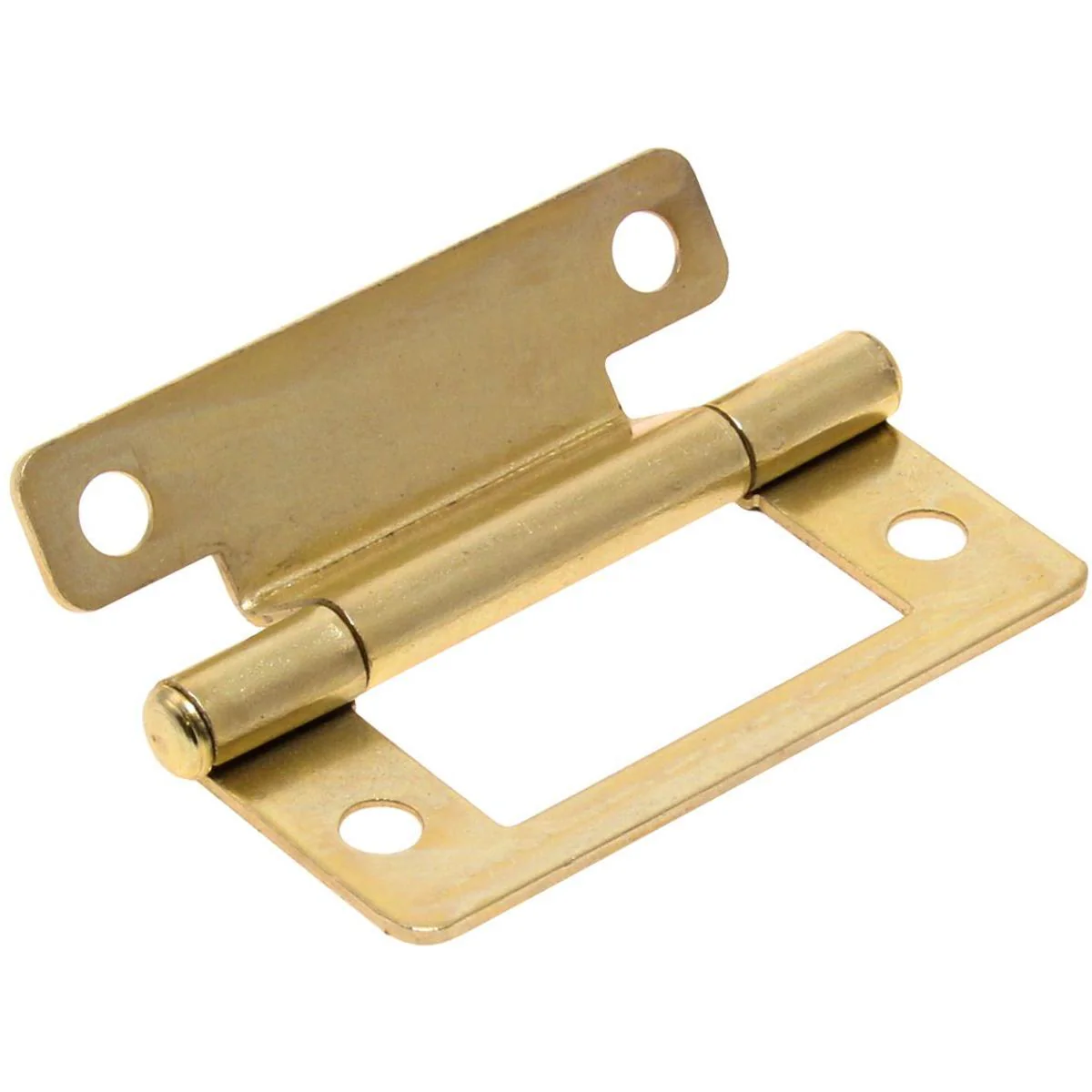 Cranked Flush Hinge Brass for Caravan/Motorhomes - Image 2
