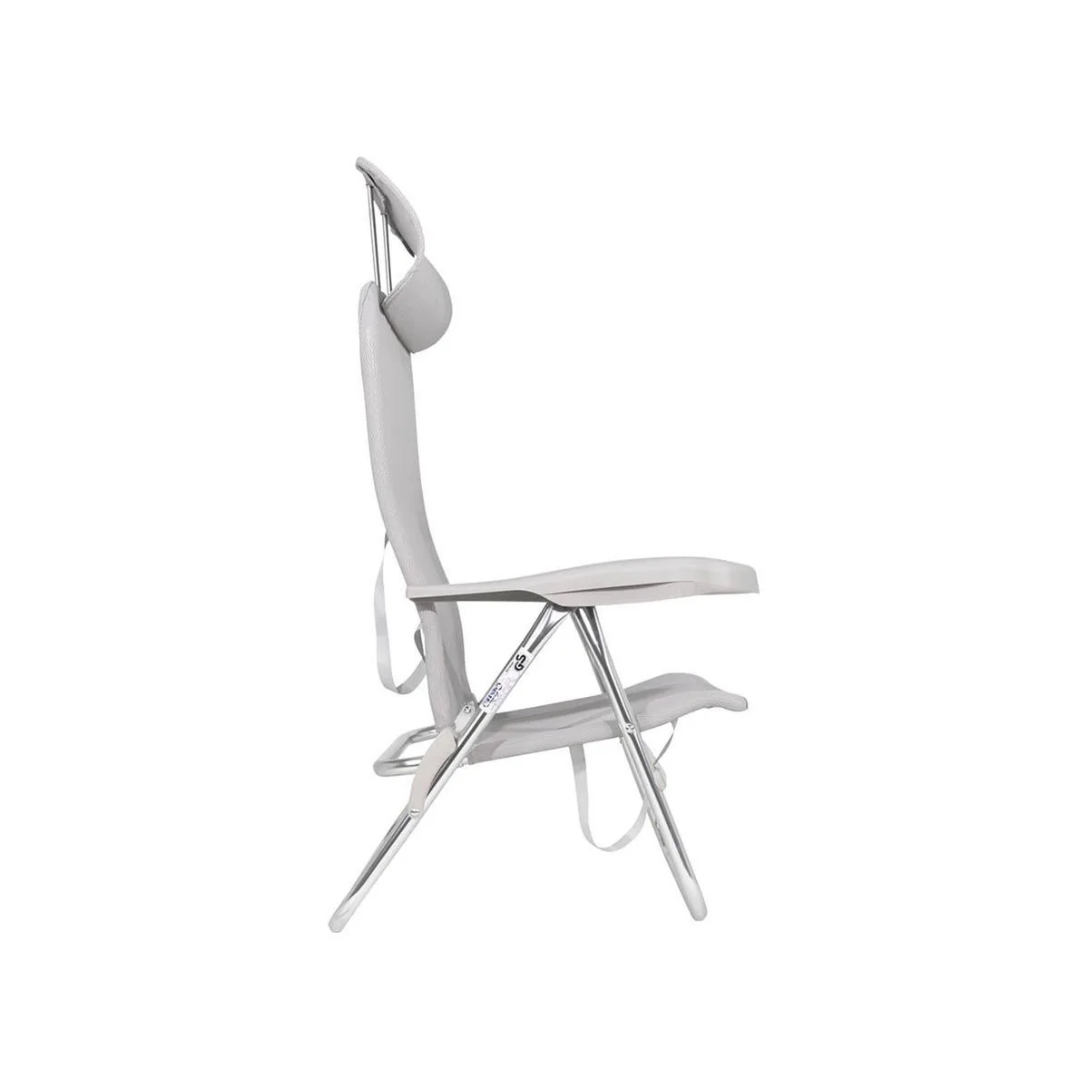 Crespo Beach Chair AL/205 Compact Light Grey - Image 7