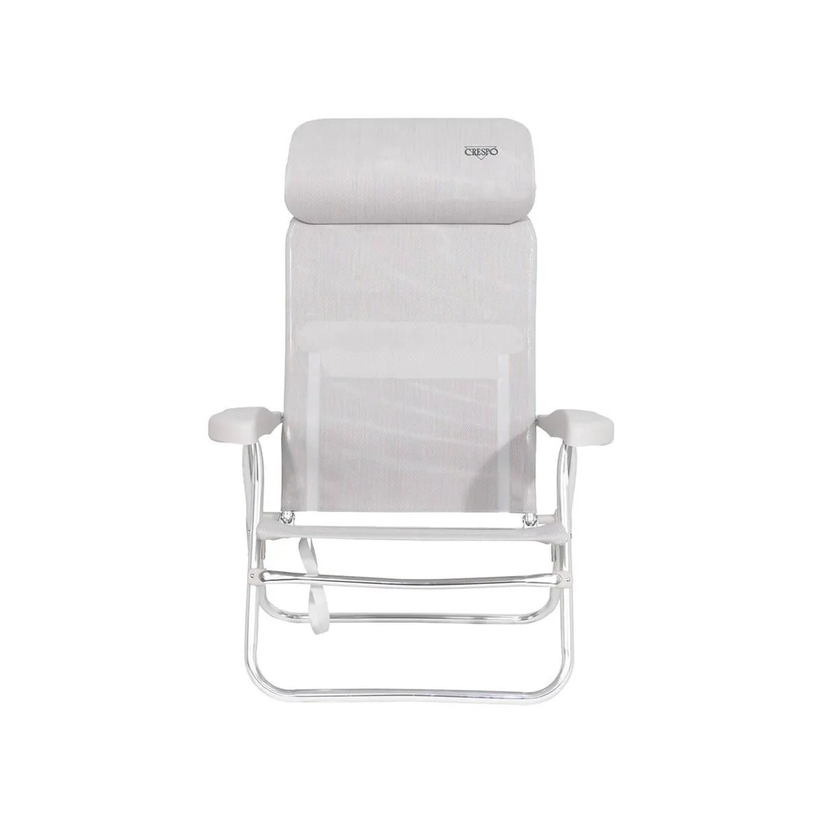 Crespo Beach Chair AL/205 Compact Light Grey - Image 8