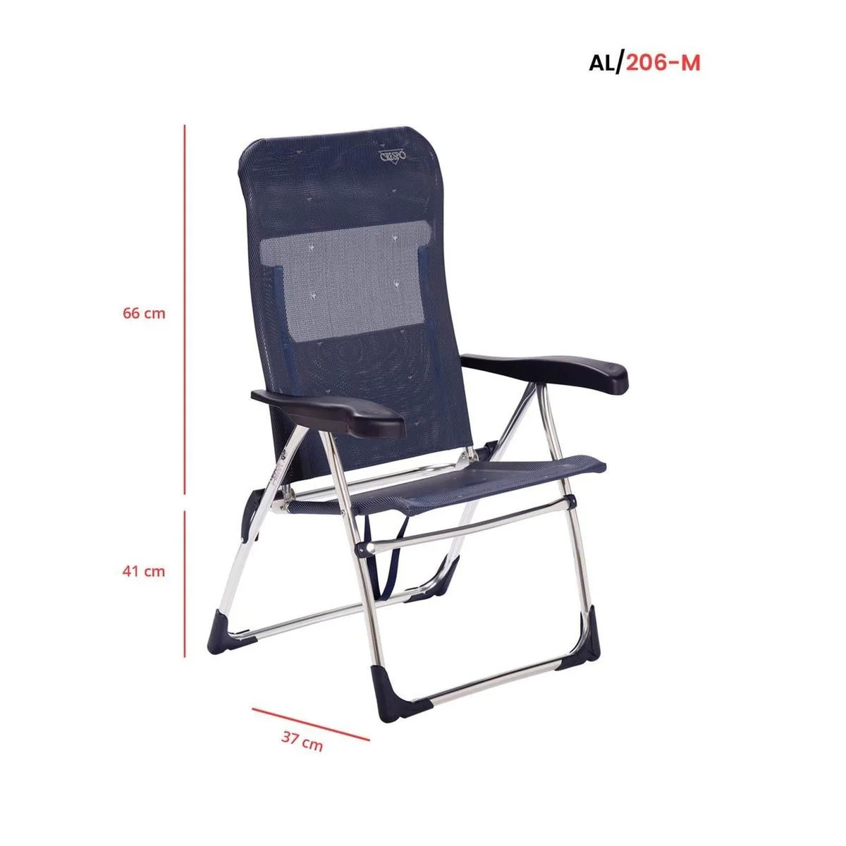 Crespo Beach Chair AL/206 Dark Blue - Image 3