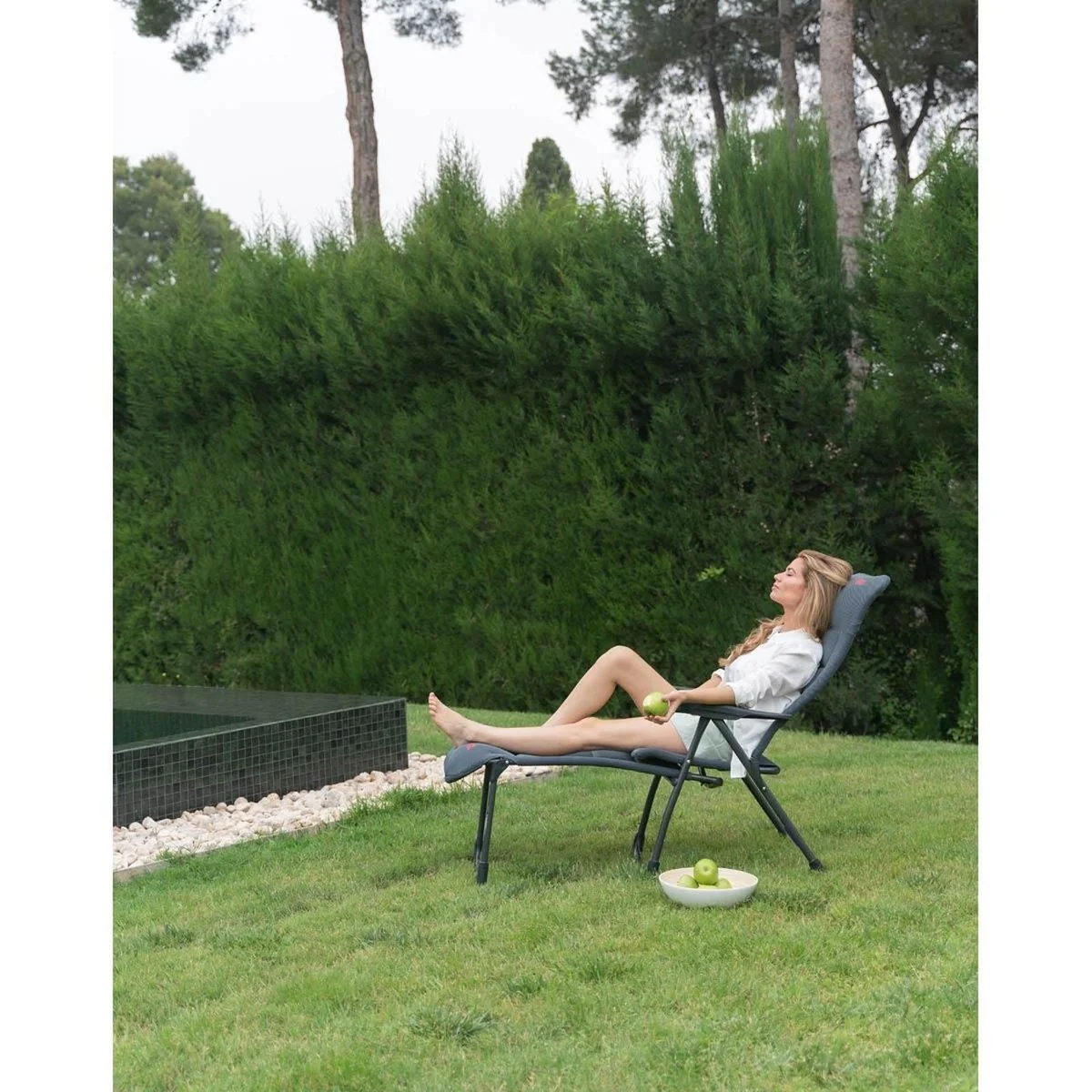 Crespo Footrest RP/215 Air Deluxe Grey - Image 2
