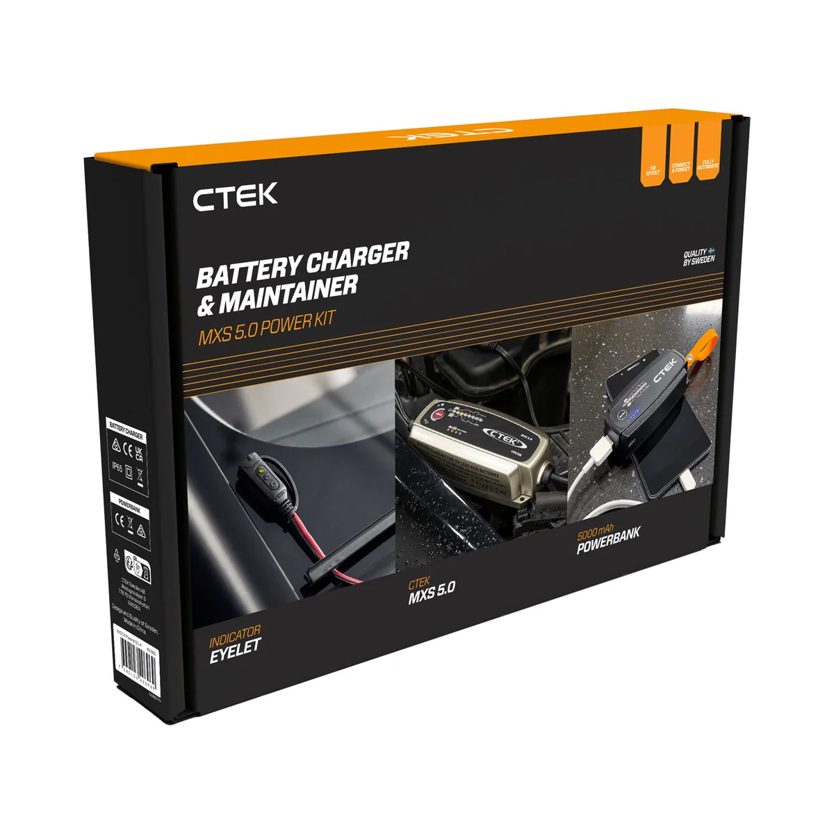 CTEK MXS 5.0 12v 5A Car Bike Van Boat Smart Battery Charger Kit - Image 2